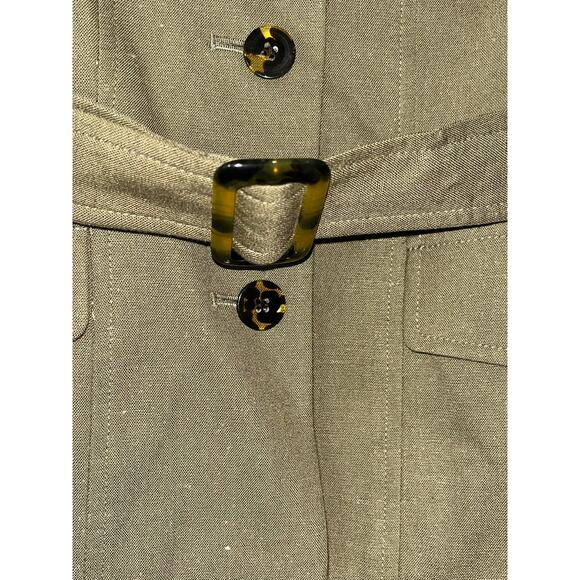 Kasper Women's Blazer | Short/Belted | Amy green | Size 10 | euc - Picture 3 of 4